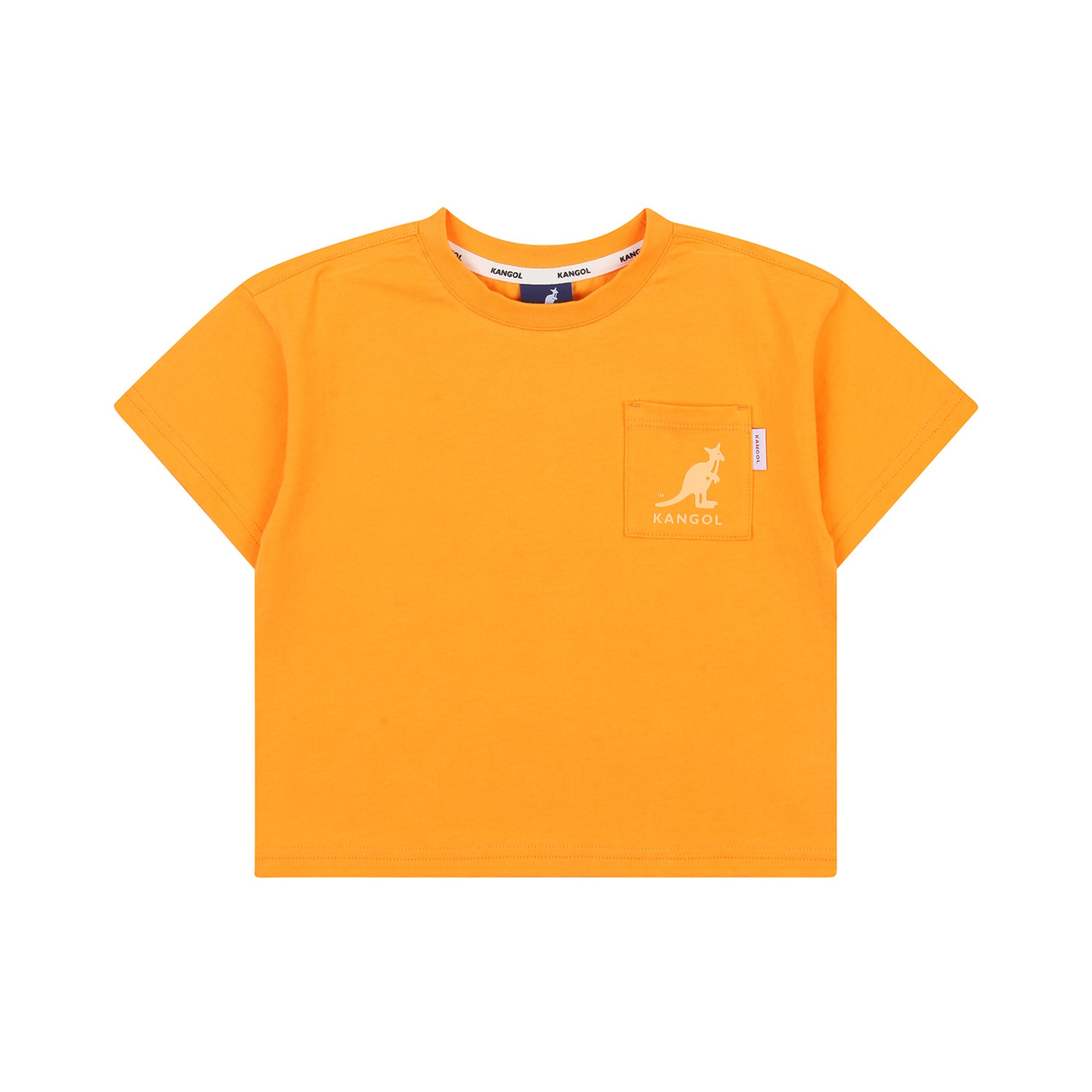 숏 슬리브 스퀘어 체스트 포켓 티셔츠 PB 0403 오렌지