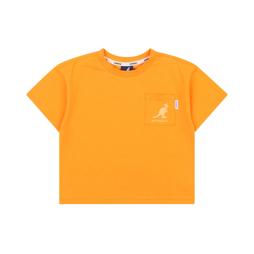 숏 슬리브 스퀘어 체스트 포켓 티셔츠 PB 0403 오렌지