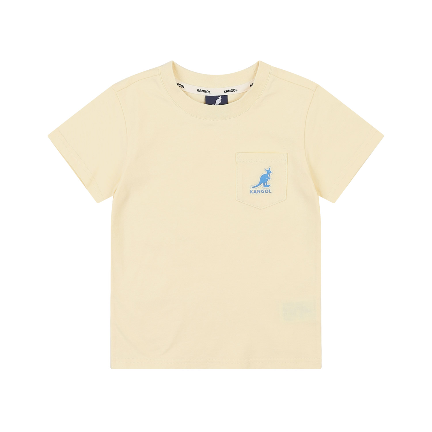 포켓 로고 숏 슬리브 티셔츠 QB 0416 버터