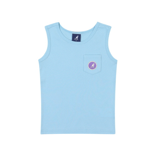 클래식 클럽 슬리브리스 티셔츠 OB 0022 라이트 블루