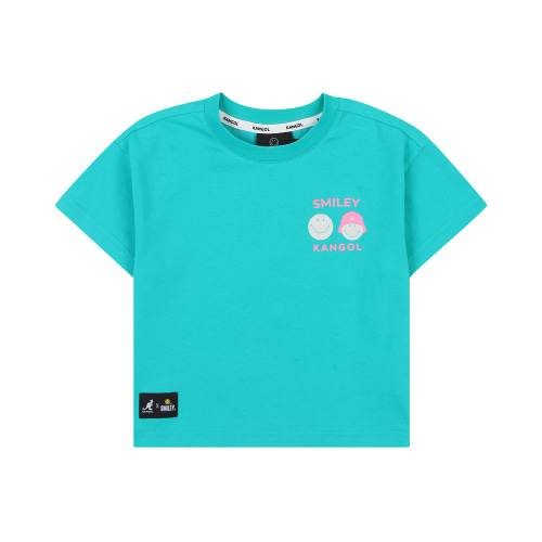 스마일리 투 아이콘 백 포인트 티셔츠 PB 0416 민트