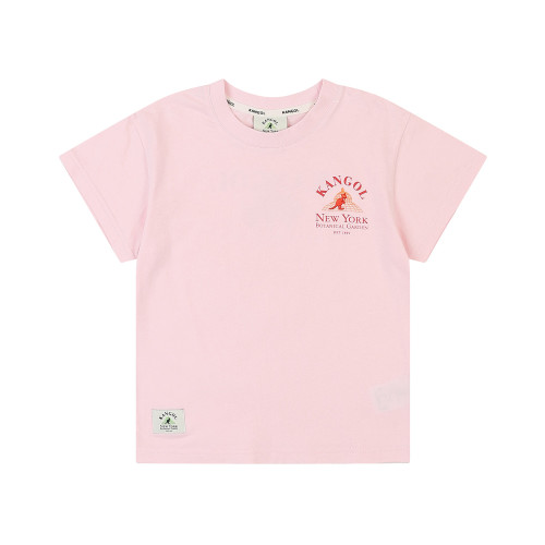 NYBG 백 프루트 그래픽 티셔츠 QB 0404 핑크